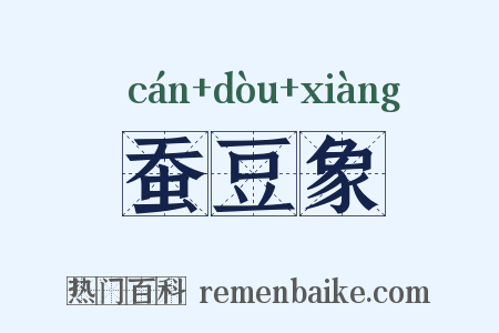 蚕豆象是什么意思的图片
